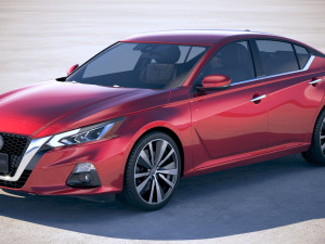 Nissan Altima 2019 3D 모델
