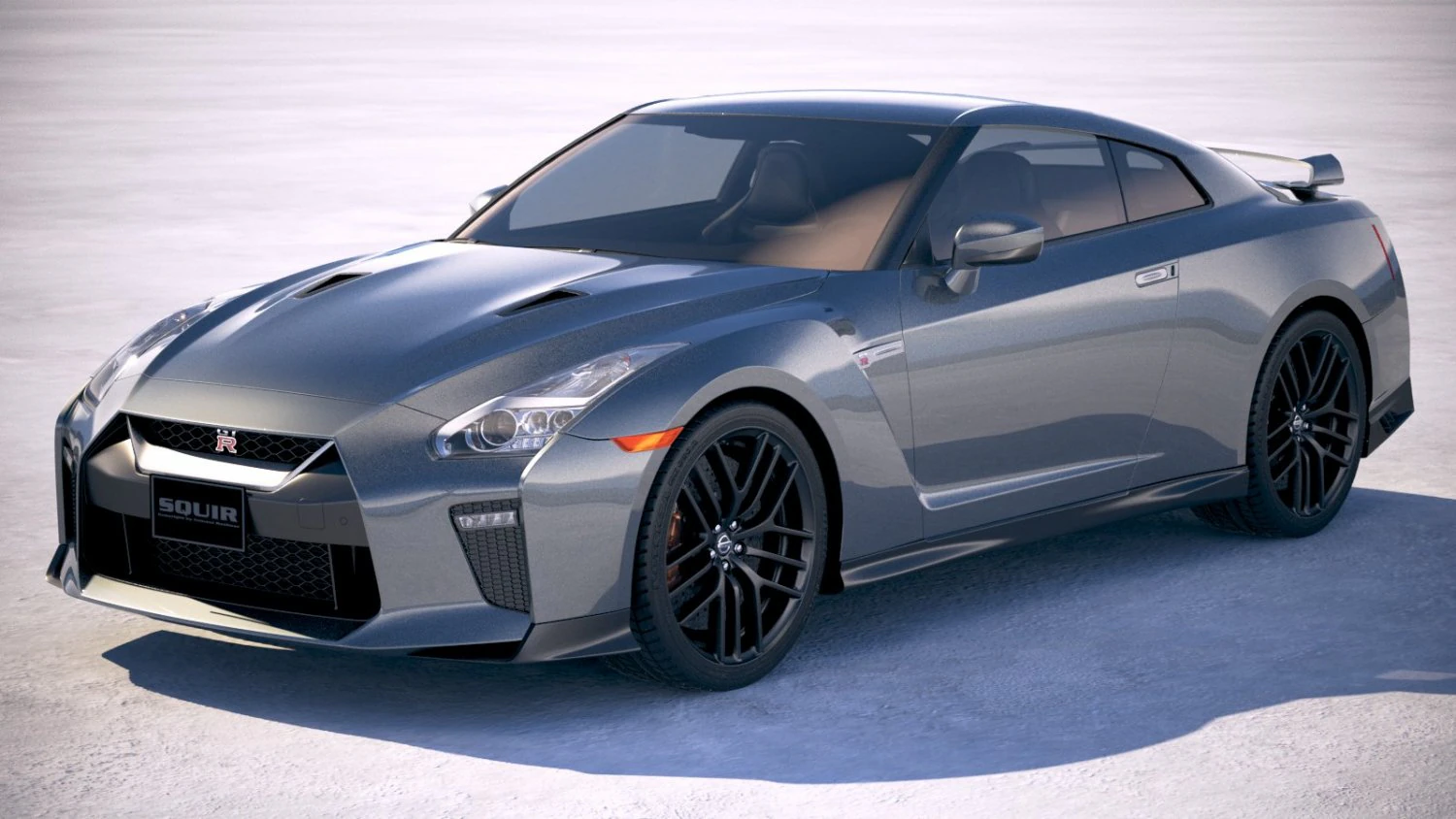 Nissan GT-R 2018 3D Model .c4d .max .obj .3ds .fbx .stl .blend