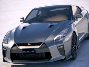 Nissan GT-R 2018 3D-Modell