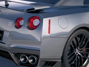 Nissan GT-R 2018 3D Model