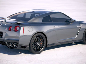 Nissan GT-R 2018 3D Model
