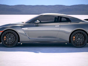 Nissan GT-R 2018 3D Model