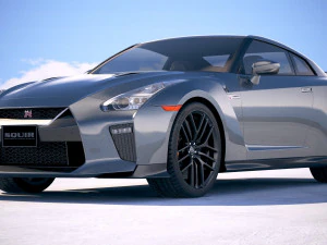 Nissan GT-R 2018 3D Model