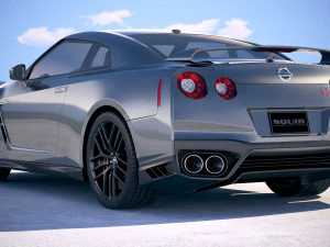 Nissan GT-R 2018 3D Model