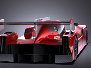 Nissan GT-R LM Nismo Race Car 2016 vray 3D-Modell