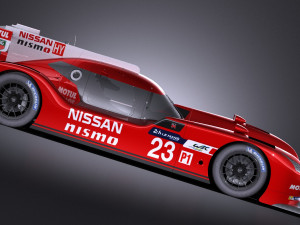 Nissan GT-R LM Nismo Race Car 2016 vray 3D-Modell