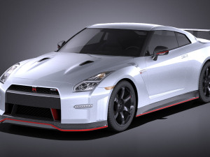 Nissan GT-R Nismo 2015 vray 3D Model
