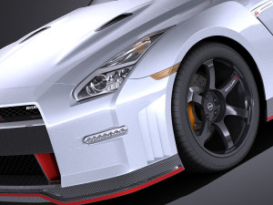 Nissan GT-R Nismo 2015 vray 3D 모델