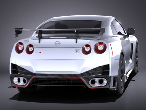 Nissan GT-R Nismo 2015 vray 3D 모델