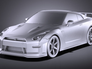 Nissan GT-R Nismo 2015 vray 3D 모델