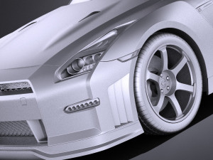 Nissan GT-R Nismo 2015 vray 3D 모델