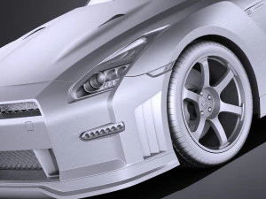 Nissan GT-R Nismo 2015 vray 3D Model