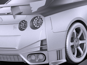 Nissan GT-R Nismo 2015 vray 3D 모델