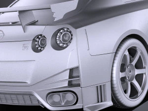 Nissan GT-R Nismo 2015 vray 3D Model