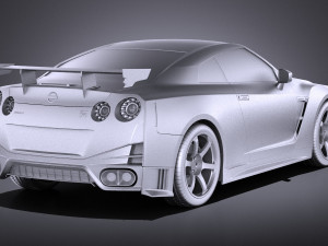 Nissan GT-R Nismo 2015 vray 3D 모델