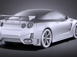 Nissan GT-R Nismo 2015 vray 3D Model
