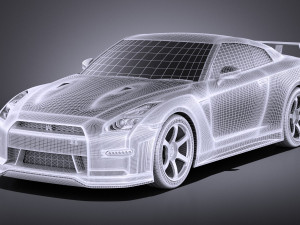 Nissan GT-R Nismo 2015 vray 3D 모델
