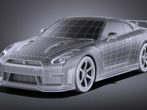 Nissan GT-R Nismo 2015 vray 3D 모델