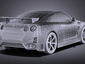 Nissan GT-R Nismo 2015 vray 3D 모델