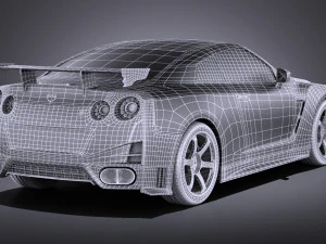 Nissan GT-R Nismo 2015 vray 3D Model