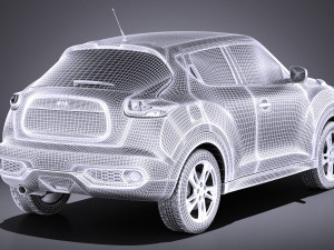 Nissan Juke 2015 vray 3D Model
