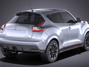 Nissan Juke Nismo RS 2017 vray Modello 3D