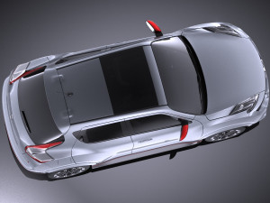 Nissan Juke Nismo RS 2017 vray Modello 3D