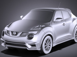 Nissan Juke Nismo RS 2017 vray Modello 3D