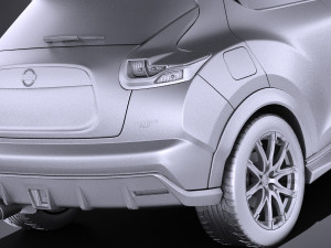 Nissan Juke Nismo RS 2017 vray Modello 3D