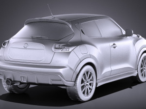 Nissan Juke Nismo RS 2017 vray Modello 3D