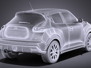 Nissan Juke Nismo RS 2017 vray Modello 3D
