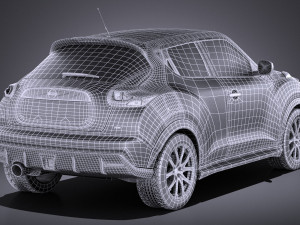 Nissan Juke Nismo RS 2017 vray Modello 3D