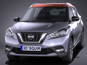 Nissan Kicks 2017 Modèle 3D