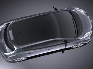 Nissan Leaf 2016 vray 3D Model