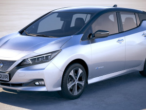 Nissan Leaf 2018 3D Model