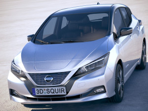 Nissan Leaf 2018 Model 3D