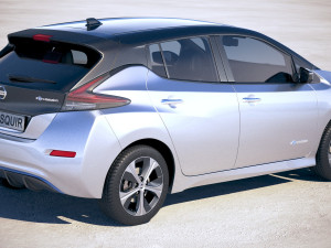 Nissan Leaf 2018 Model 3D