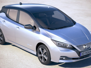 Nissan Leaf 2018 Model 3D