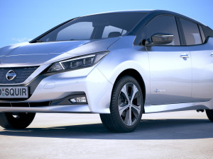 Nissan Leaf 2018 Model 3D