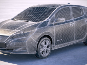 Nissan Leaf 2018 Model 3D
