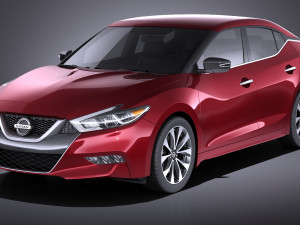Nissan Maxima 2017 vray 3D Model