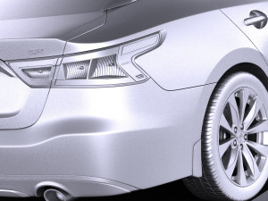 Nissan Maxima 2017 vray 3D Model