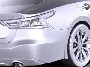 Nissan Maxima 2017 vray 3D Model