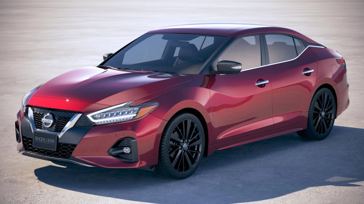 Nissan Maxima 2019 3D Model .c4d .max .obj .3ds .fbx .stl .blend 
