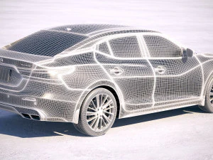 Nissan Maxima 2019 3D Model