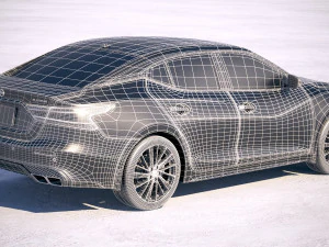 Nissan Maxima 2019 3D Model