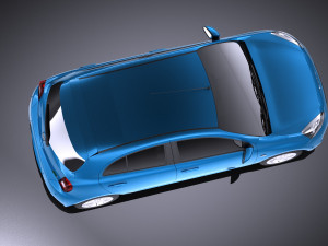 Nissan Micra 2016 vray Modelo 3D