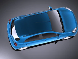 Nissan Micra 2016 vray 3D Model