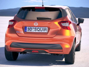 Nissan Micra 2017 3D Model