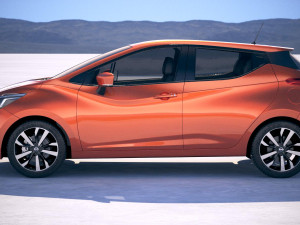 Nissan Micra 2017 3Dモデル